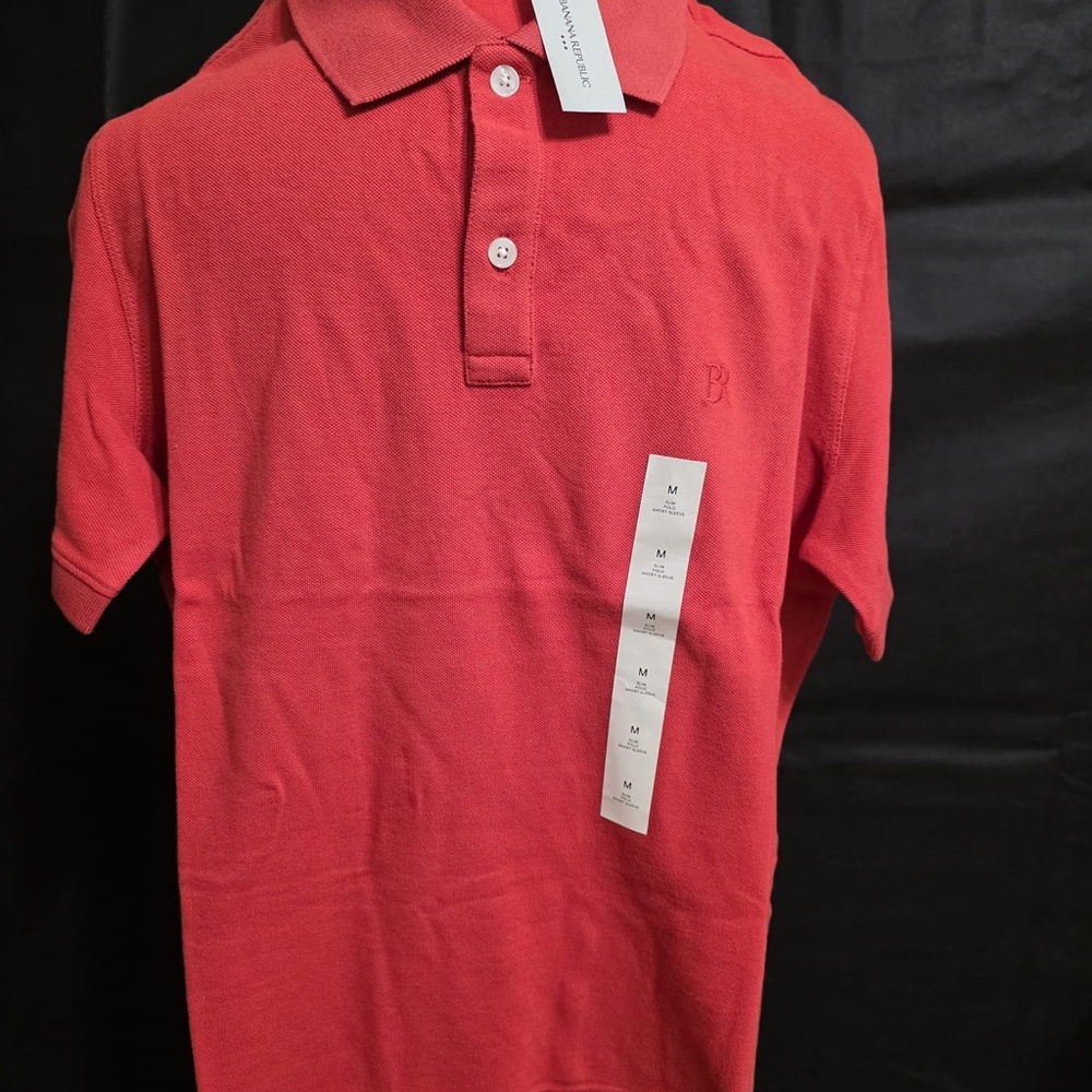Banana Republic Red Polo